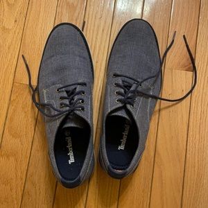 Timberland Woodhull Denim Canvas Oxford Shoes